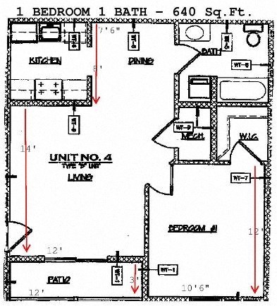 Spacious 1 Bed/1 Bath